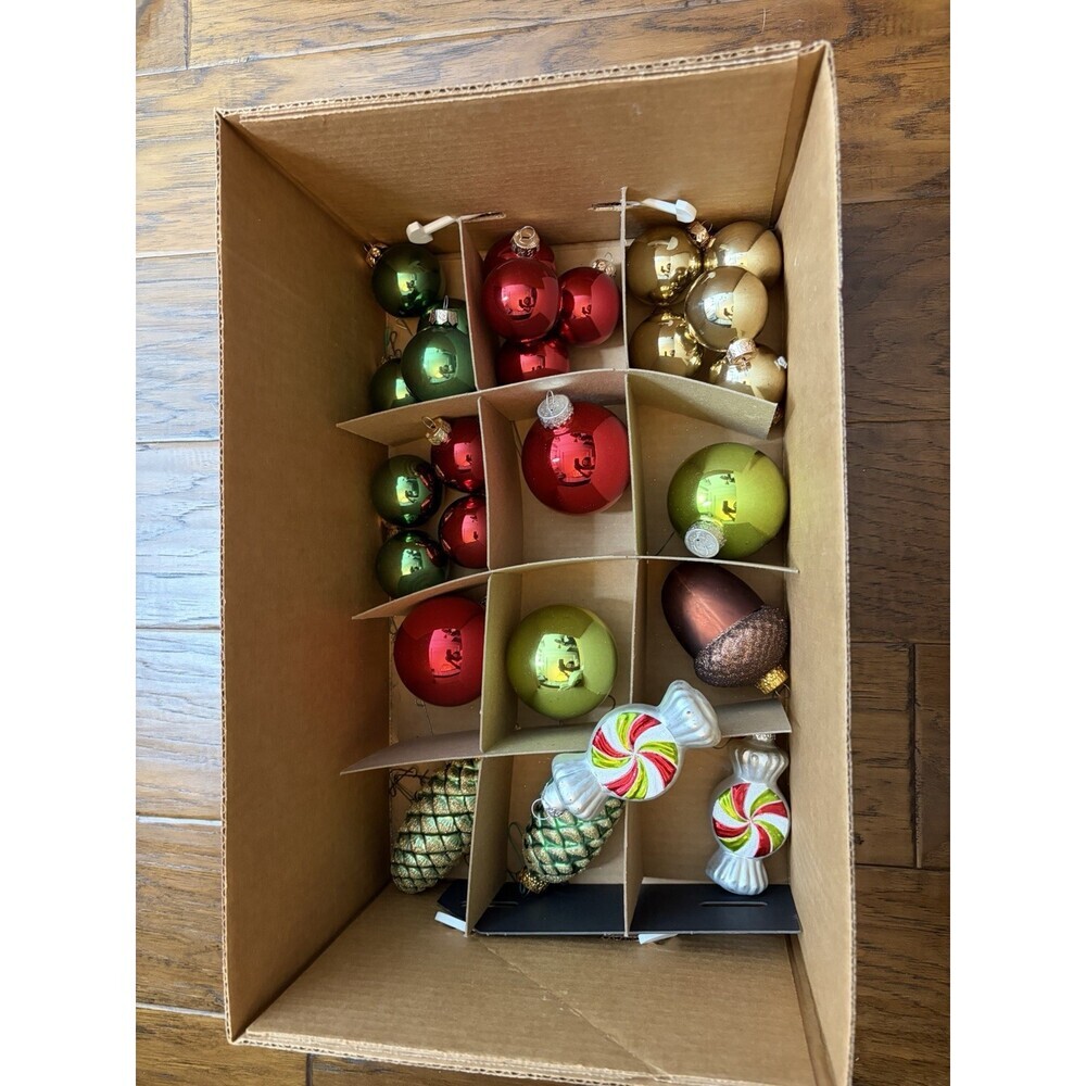 VTG Lot/67 Guntermann Drunck D&G Shine Brite Glass Christmas Ornaments - Picture 2 of 6